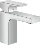 Griferia para lavatorio monomando bajo 100 con vaciador automatico cromo Vernis Shape Hansgrohe 71561000