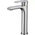 Grifería para lavatorio monomando alto cromo Ancona Prime (NO incluye desagüe)