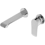 Grifería para lavatorio de pared cromo Ancona Prime (NO incluye desagüe)