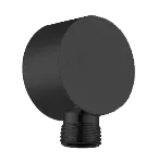 Salida de agua pared para regadera telefono negro mate Prime