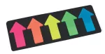 Indice plastico banderitas estilo flecha grande 5 colores Info Notes
