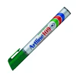 Marcador permanente punta bisel Artline 109 (verde)