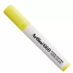 Marcador resaltador fosforescente Artline 660 (amarillo pastel)