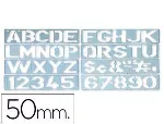 Plantilla de letras 50 mm Cox