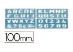 Plantilla de letras 100 mm Cox