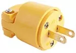 Enchufe plastico con abrazadera para extension 15A 125V Eagle 4862