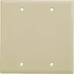Placa ciega cuadrada marfil Eagle 2137-V