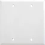 Placa ciega cuadrada blanca Eagle 2137-W