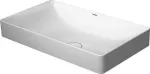 Lavatorio de sobreponer rectangular 600 x 345 mm sin rebosadero blanco DuraSquare Duravit 2355600000