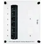 Modulo de red 6 puertos CAT5E ON-Q Legrand AC1012