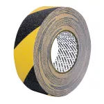 Cinta adhesiva amarilla y negra antiderrapante 50 mm x 18 metros Truper CIA-218P / 101449 