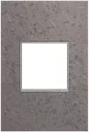 Placa 1 modulo hierro natural Adorne Legrand AWM1G2HFFE4