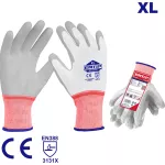 Par de guantes tejido palma recubierta de poliuretano Emtop EPGV0101 (talla XL)