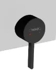 Repuesto mando para mezclador de ducha negro mate Finoris Hansgrohe 94298670