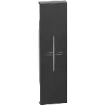 Cubierta para control de persianas K4027C negro Living Now Bticino KG32