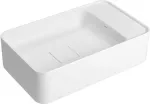 Lavatorio de sobreponer rectangular 500 x 300 mm sin rebosadero blanco Deca L.43050.MD.17