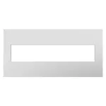 Placa 5 espacios rectangular blanco brillante Adorne Legrand AWP5GWH1