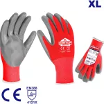 Par de guantes tejido palma recubierta de nitrilo Emtop ENGV0102 (talla XL)
