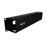 Organizador de cables 19" 2U negro Nexxt NPM-DH2UB