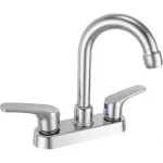 Grifería para lavatorio de 4" alta cromo Ancona Prime (NO incluye desagüe)