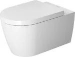 Inodoro suspendido descarga 4.8 litros blanco ME by Starck Duravit 2528090000+0020090000