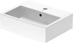 Lavatorio de sobreponer rectangular 450 x 350 mm con rebosadero blanco Vero Air Duravit 0724450027+6951000000