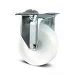 Rueda fija plastica PP blanca 50 mm 40 kg Tente T10220 / 1478 POI 050 P40