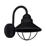Lampara para exterior farol de pared E27 60W 100-240V IP44 negra Auriga Tecnolite 60FTL8204MVN