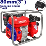 Bomba de agua a gasolina 3" 1000L/min 7.0HP 3.6L Emtop EGWP8012