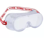 Anteojos de seguridad panoramica con lente transparente y banda elastica Emtop ESGG0401