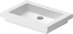 Lavatorio de empotrar rectangular 580 x 415 mm sin rebosadero blanco Duravit 0317580029