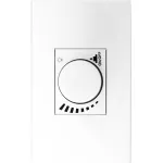 Dimmer para luz LED 250W 110V con placa blanco T&J Eagle 8055-W