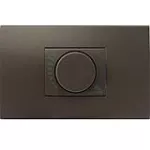 Dimmer para luz LED 250W 110V con placa negro T&J Eagle 8055-BK