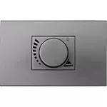 Dimmer para luz LED 250W 110V con placa plata T&J Eagle 8055-PL
