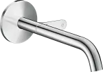 Griferia para lavatorio de pared caño de 220 mm cromo One Axor 48112000+13625180
