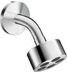 Cabeza de ducha redonda 75 1jet con brazo de pared cromo One Axor 48490000