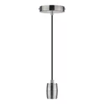 Socket decorativo colgante E27 cable de 1.5 metros ajustable satinado Tecnolite 60SOCK113MVE27S