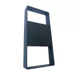 Lampara para exterior de pared LED 12W 100-240V 3000K IP54 negro Tiaki Tecnolite 12HLED417MV30N