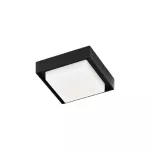 Lampara de sobreponer cuadrada LED 15W 127V 3000K IP54 negro Okab I Tecnolite 15PTLLED1131CV30N