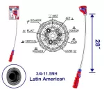 Baston de riego regulable 3/4" 9 funciones Emtop ESNE99201