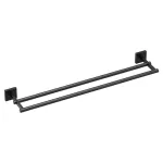 Toallero doble barra 24" negro mate Triva Moen BP1822BL