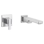 Mezclador para bañera sin desviador cromo Degree 90 Moen WTS911+WMV130CIS