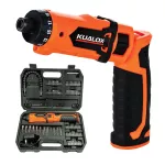 Atornillador 1/4" inalambrico 7.2V con 82 accesorios Kualox KX-ET001
