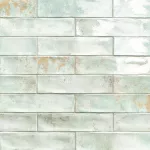 Ceramica estilo cemento mate Bayonne Green 7.5 x 30 cm sin rectificar Mainzu