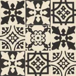 Porcelanato estilo decor mate Bulgary 20 x 20 cm sin rectificar Mainzu
