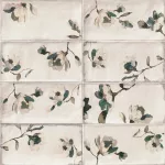 Ceramica estilo decor brillante Fabola Green 15 x 30 cm sin rectificar Mainzu
