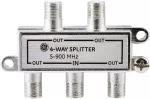 Distribuidor coaxial CATV splitter 1 entrada 4 salidas 900 MHz GE 35047