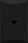 Conector para computo RJ45 CAT6 negro Plata Eagle 1015-BK