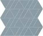 Mosaico estilo cemento mate Aplomb Denim Triangle 31.5 x 30.5 Atlas Concorde A6ST