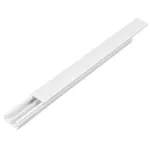 Canaleta de 2 vías 10 x 20 mm con division blanca Volteck CAN-1020D / 46283 